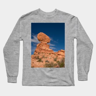 Balanced Rock and Friend, Arches National Park Long Sleeve T-Shirt